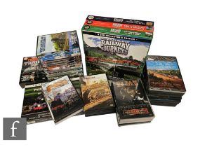 A collection of railway related DVDs.