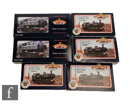 Six OO gauge Bachmann tank engines, to include Class 57XX, comprising 31-902, 31-901, 31-900, 31-