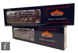 Two OO gauge Bachmann DCC Ready 2-6-0 BR Standard Class 4MT locomotives, 32-952A 76079 and 32-950