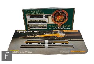Two OO gauge Hornby train sets, R673 High Speed Train including HST power car, HST dummy car and two