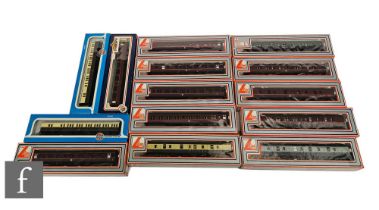 Fourteen OO gauge passenger coaches by Lima, Airfix and Bachmann, boxed. (14)