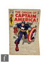 Two issues of Marvel Captain America, #109 January 1969, original of Captain America, and #110