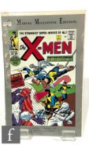 A Marvel Milestone Edition X-Men #1, signed by Jack Kirby, limited edition 298 of 2000, with