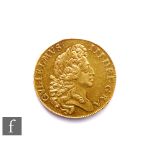 William III (1694-1702) - A five-Guineas, 1701, second laureate bust facing right, 'Fine-Work',