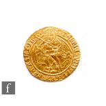 Henry VIII (1509-1547) - An Angel, 1509-1526, first coinage, St. Michael slaying the dragon,