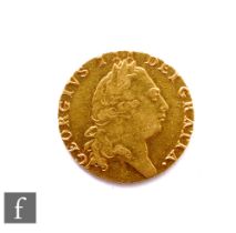 George III (1760-1820) - A Guinea, 1794, fifth issue, reverse crowned spade shield, 8.4g, S3729.