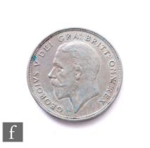 George V - A Wreath crown, 1933, bare head facing left, reverse large crown below date within rose