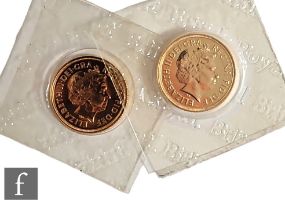 Elizabeth II - Two sovereigns, 2010 and 2011. (2)