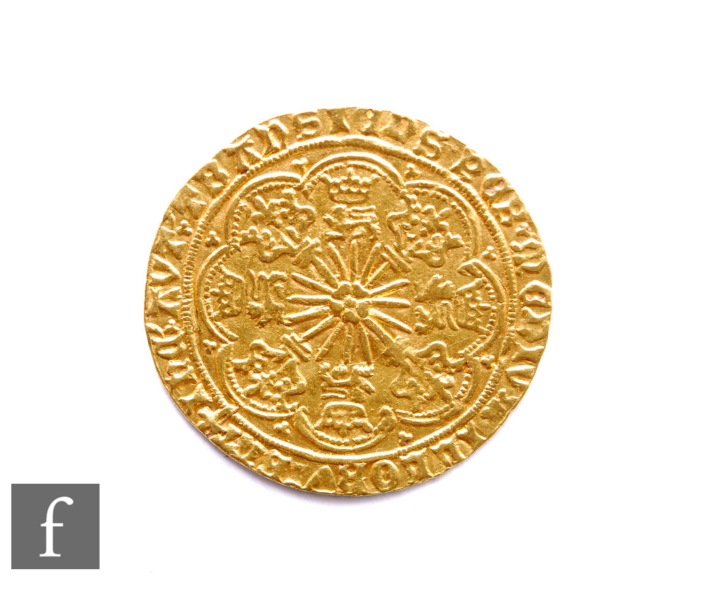 Edward IV (1461-1483) - A Ryal, first reign (1461-1470), light coinage, King standing facing in - Image 2 of 2