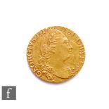 George III (1760-1820) - A Guinea, 1785, fourth laureate head right, reverse crowned garnished