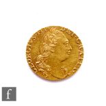 George III (1760-1820) - A Guinea, 1774, fourth laureate head right, reverse crowned garnished