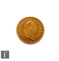 George III (1760-1820) - A third Guinea, 1802, first laureate head facing right, reverse crown, 2.