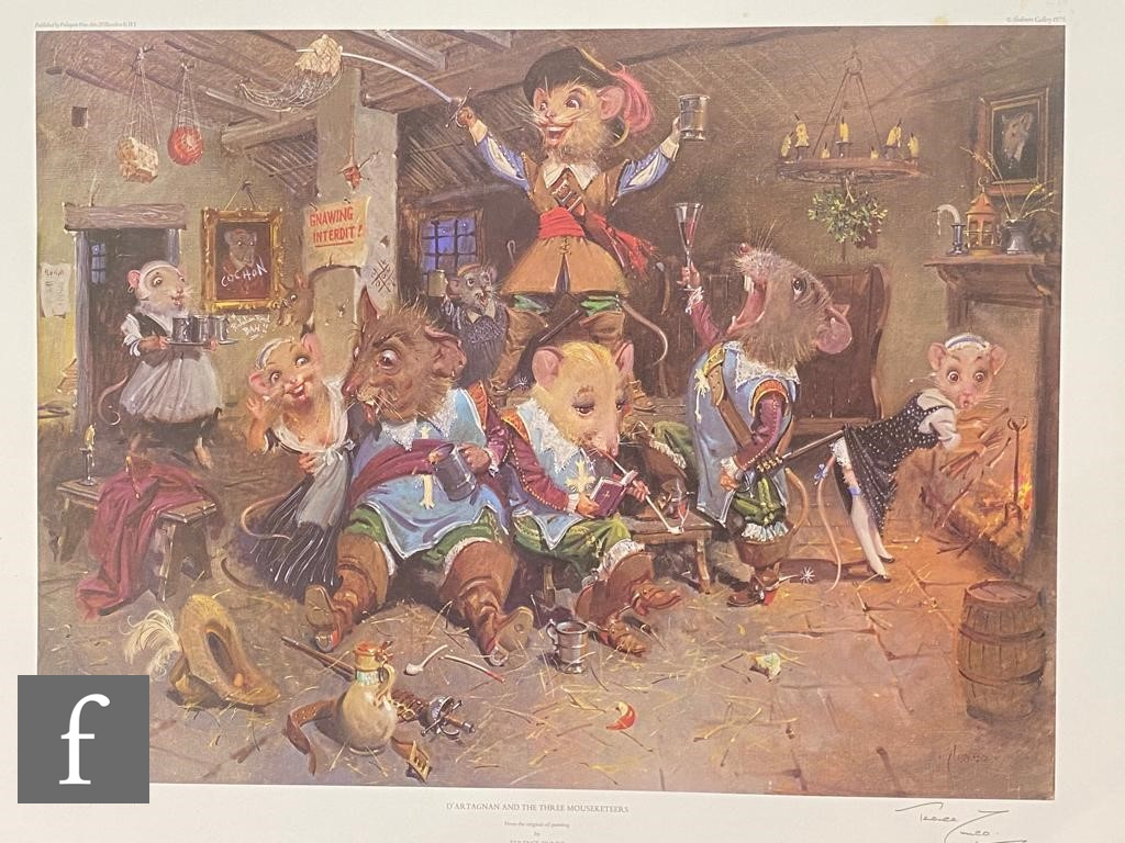 TERENCE CUNEO, OBE (1907-1996) - 'D'Artagnan and the Three Mousketeers', photographic - Image 2 of 2