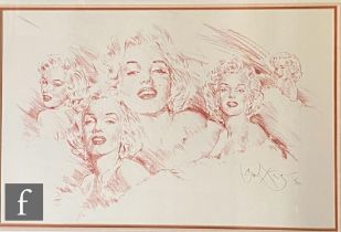 GORDON KING (1939-2022) - Marilyn Monroe, serigraph, signed in pencil and numbered 8/850, framed,