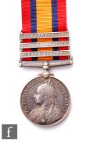 A Queen's South Africa medal with Johannesburg, Orange Free State and Cape Colony bars to 2782 Pte C