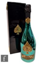 A bottle of Armand de Brignac 'Ace Of Spades', Limited Edition Champagne, Green Bottle, 75cl.