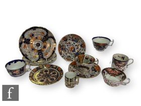 A small assorted group of 19th and 20th Century Royal Crown Derby porcelain to include assorted