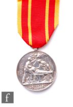 A Hong Kong Plague Medal to Private George Brown, Shropshire Light Infantry, with research