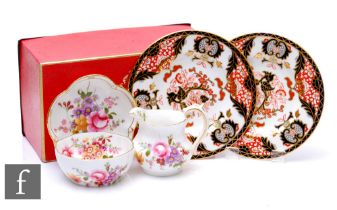 A pair of Royal Crown Derby Imari side plates in the 383 pattern, second quality,
