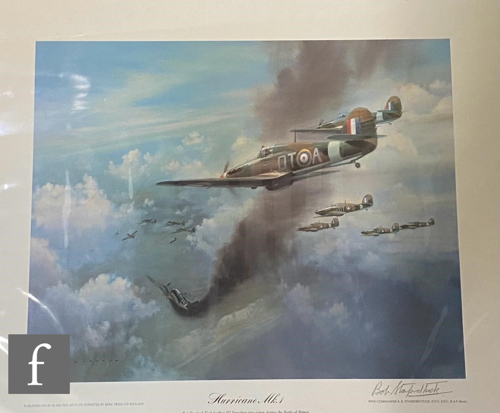 FRANK WOOTTON (1914-1998) - 'Hurricane Mk. I', photographic reproduction, signed in pencil by the