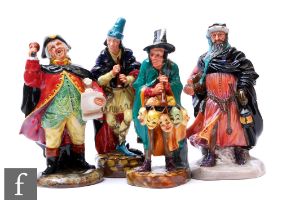 A collection of Royal Doulton figures, HN2119 Town Crier, HN2118 Good King Wenceslas, HN2103 The
