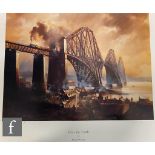 DAVID WESTON (1935-2011) - 'Over the Forth', photographic reproduction, signed in pencil, numbered