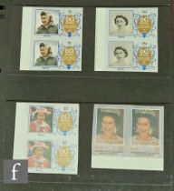 A collection of British Commonwealth postage stamps, Queen Victoria to Queen Elizabeth II, contained