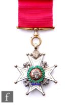 A Most Honourable Order of the Bath, C.B. (Military) Companion’s neck badge, silver-gilt and enamel,