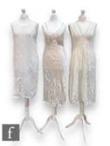A collection of assorted vintage lady's undergarments and nightgowns, to include 1920s/30s tap pants
