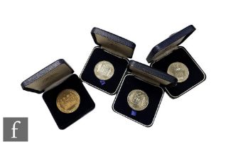 Three Elizabeth II 1979 medallions to commemorate the 150th Anniversary of the Metropolitan Police