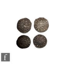 Three Edward I to Henry III longcross pennies and a Henry III penny. (4)