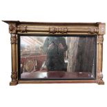 A William IV giltwood Overmantel, of small proportions, in the manner of Del Vecchio, approx.