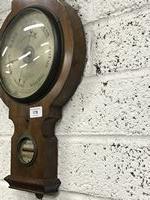 THIS LOT HAS BEEN WITHDRAWN A late 19th Century mahogany Wheel Barometer, by Negretti & Zambra, - Image 7 of 9