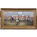 After Lady Elizabeth Butler (1846-1933) "Charge of the Royal Scots Greys at Waterloo, - aka Scotland