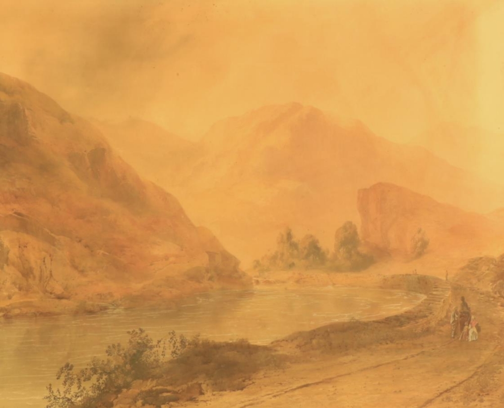 Early 19th Century Irish School A large impressive pair of Watercolours, 'Lakes of Killarney with - Image 2 of 21