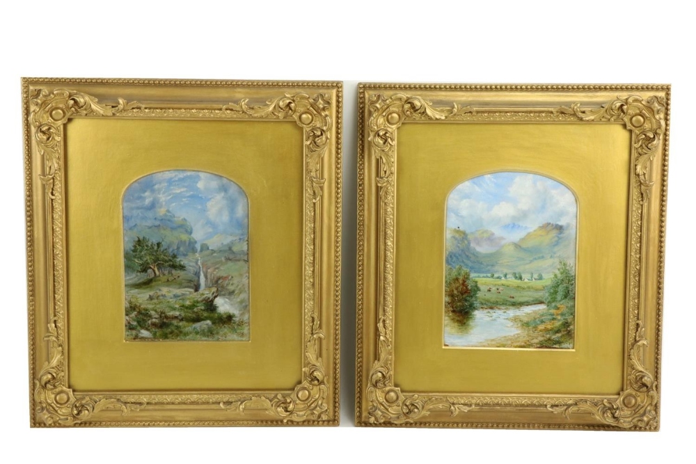 James Elliott, British (Fl. 1880 - 1920) A pair of attractive Highland Scenes, O.O.B., depicting '
