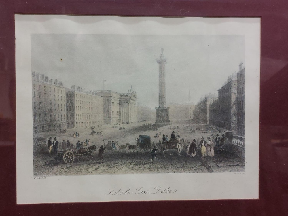 After S.C. Hall Prints: Four coloured Views in Dublin, to include: * Bank of Ireland * Trinity - Image 4 of 4