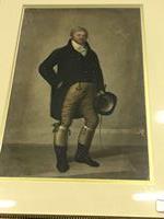 Early 19th Century English 'Full length Portrait of a Gentleman holding a top hat and hunting - Image 4 of 6