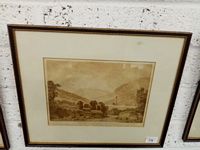 After Jonathan Fisher, Irish (1740 - 1809) A set of 4 sepia engraved Prints, to include: * View of - Image 5 of 8