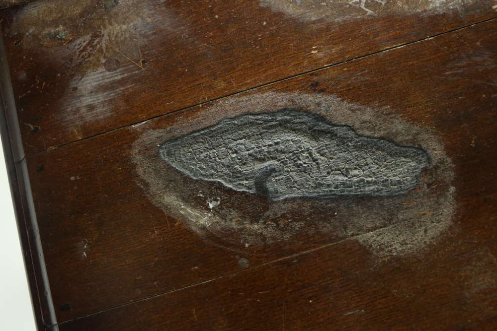 A 19th Century Provincial carved pine Side or Console Table, the rectangular moulded top above an - Image 5 of 6