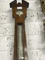 THIS LOT HAS BEEN WITHDRAWN A late 19th Century mahogany Wheel Barometer, by Negretti & Zambra, - Image 6 of 9