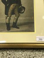 Early 19th Century English 'Full length Portrait of a Gentleman holding a top hat and hunting - Image 5 of 6