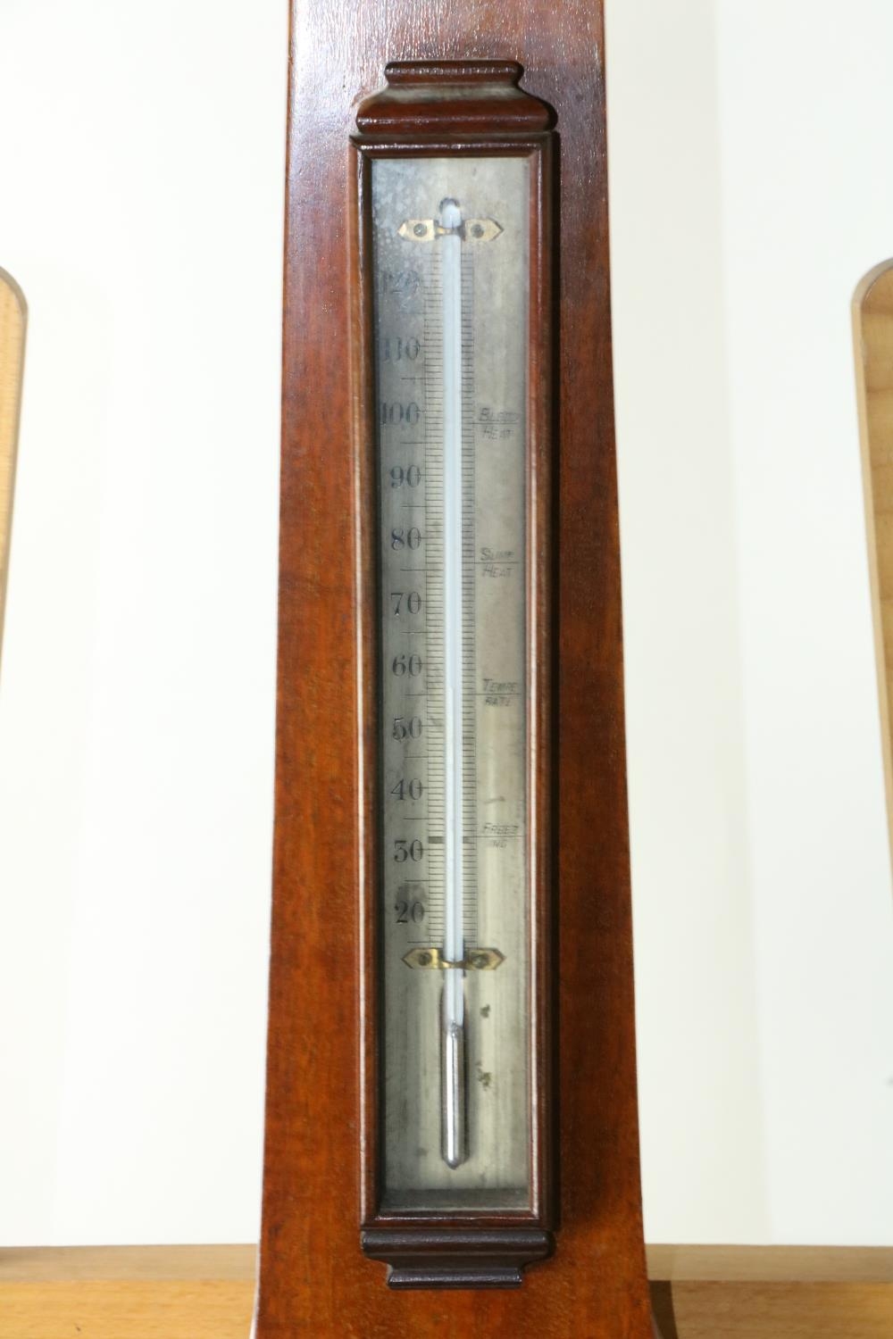 THIS LOT HAS BEEN WITHDRAWN A late 19th Century mahogany Wheel Barometer, by Negretti & Zambra, - Image 4 of 9