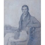 Charles Hayter (1761-1835) "Mr. George Dawkings, Courtown House, Wexford," and its accompanying