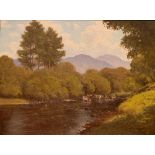 Michael McCarthy (1940) "Light - Middle Lake Killarney," 41cms x 51cms (16" x 20"); and its