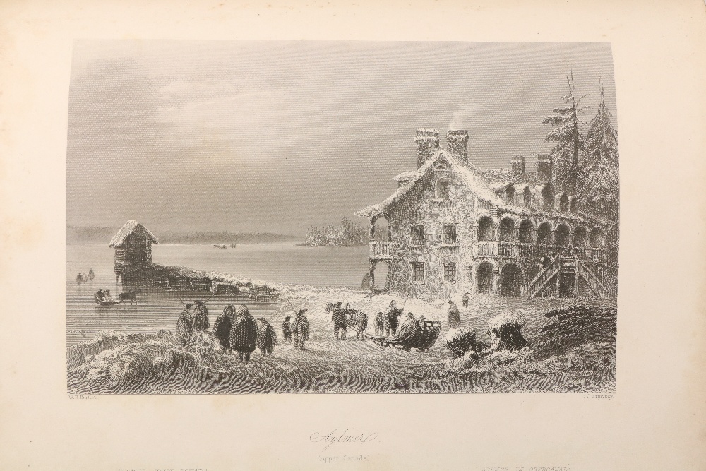Bartlett (W.H.) & Willis (N.P.) Canadian Scenery Illustrated, 2 vols. lg. 4to Lond. 1842. Engd. - Bild 4 aus 4