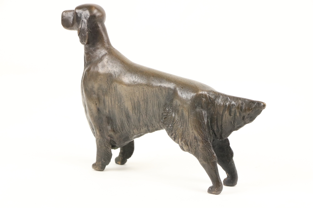 R.A.F. A bronze Study of a standing Setter, Edition 1/3, 24cms (9 1/2"). (1) - Bild 2 aus 3