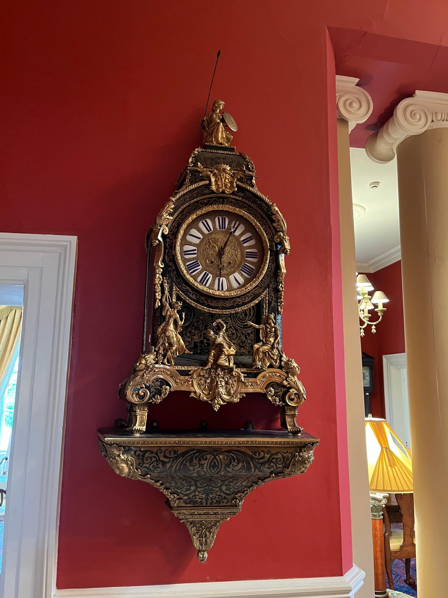 A magnificent late 18th Century French Boulle Bracket Clock, the top surmounted with a gilt bronze - Image 2 of 22
