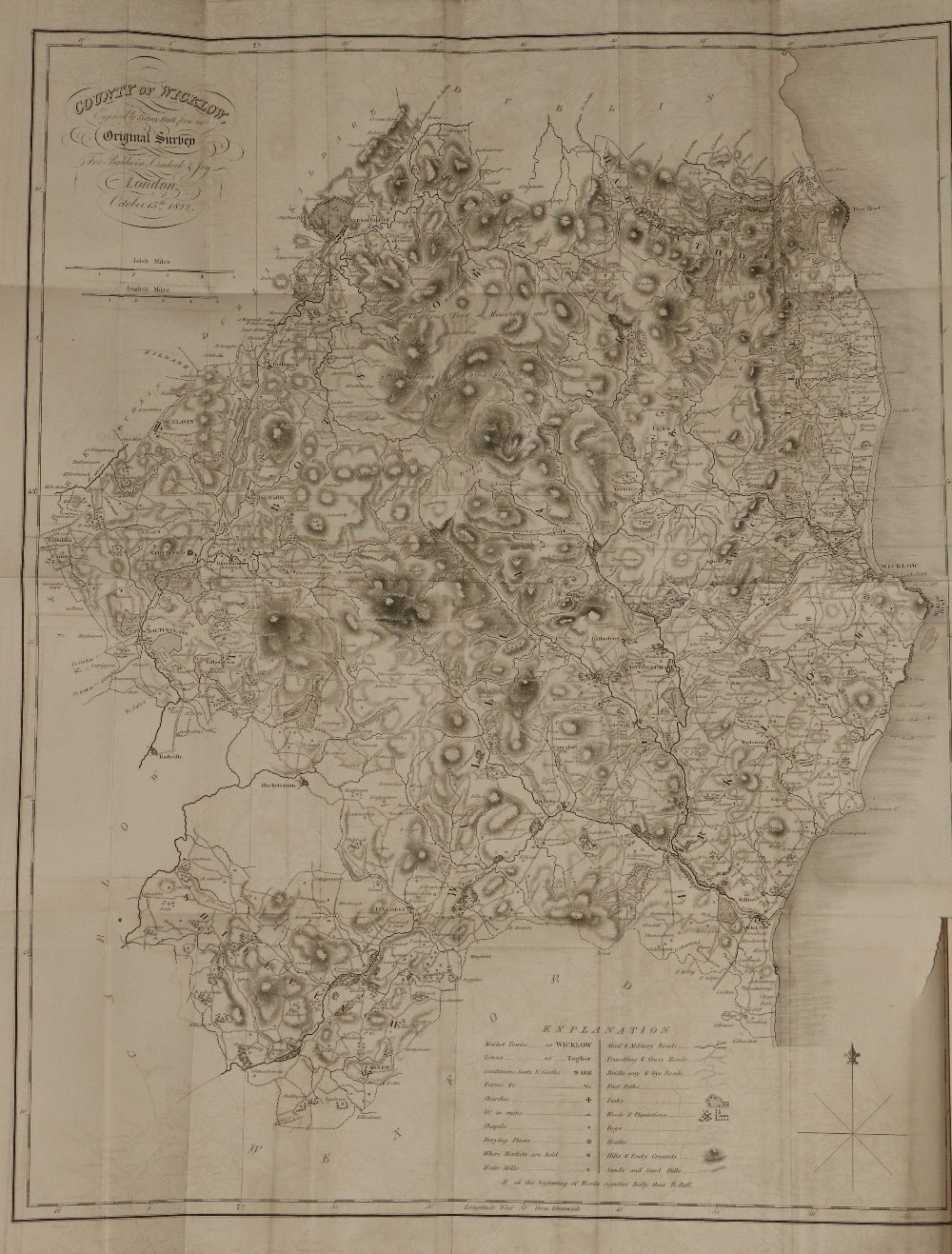 Co. Wicklow Guides: Wright (G.N.) A Guide of the County Wicklow, 12mo Lond, 1827. Engd. frontis 4 - Bild 3 aus 3