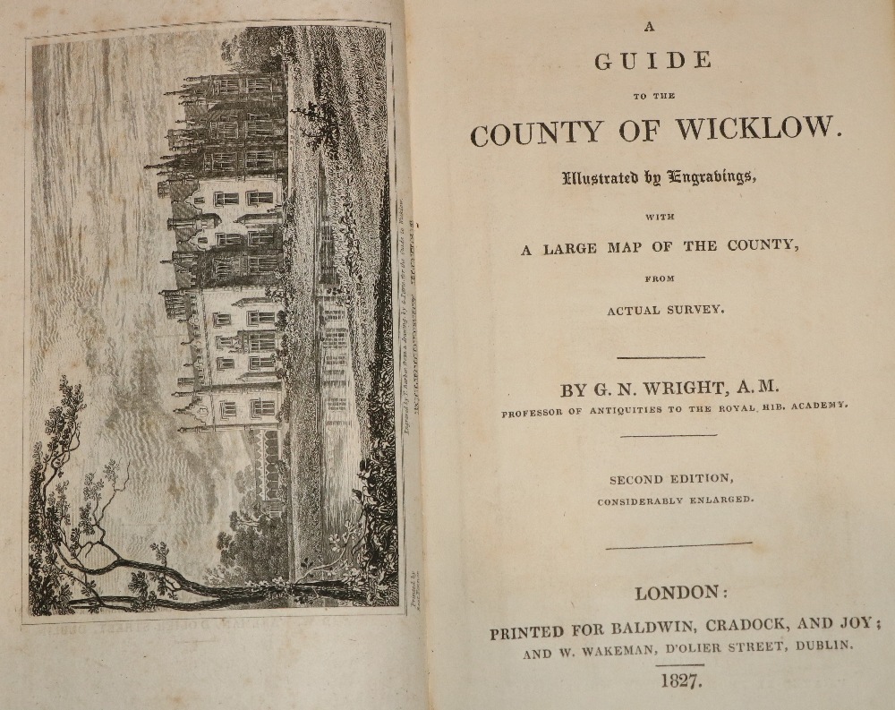 Co. Wicklow Guides: Wright (G.N.) A Guide of the County Wicklow, 12mo Lond, 1827. Engd. frontis 4 - Bild 2 aus 3